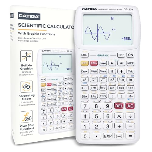 CATIGA Scientific Calculator: Graphic Functions & Intuitive Interface for Students in High School & College
