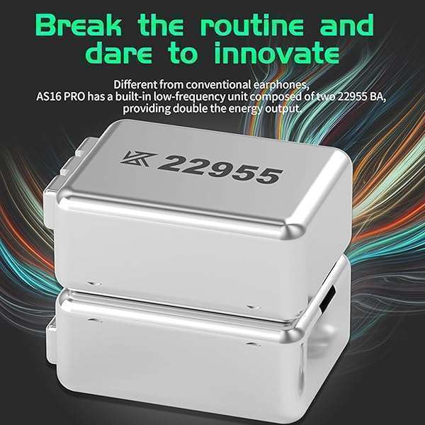 CCA KZ AS16 PRO in Ear Monitor Headphones 16BA Balanced Armature Drivers HiFi IEM Earphones High Clarity Gaming Earbuds for Musicians Singers Audiophile Dj Drummers - Image 7