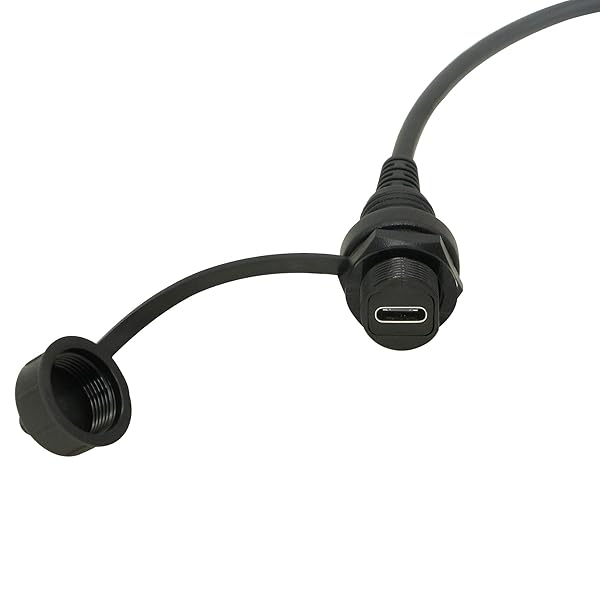 CERRXIAN 30cm USB Type C 2.0 Mount Extension Cable for Car Boat Motorcycle Truck Dashboard - Image 5