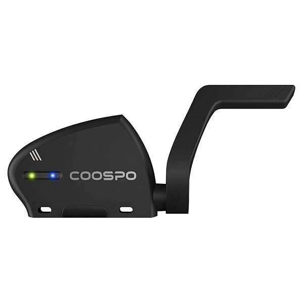 COOSPO 2-in-1 Bluetooth ANT+ Cadence & Speed Sensor for Cycling - Compatible with Peloton, Wahoo, Rouvy & More