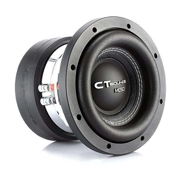 CT Sounds Meso 6.5-D2 Car Subwoofer - 800W Dual 2 Ohm 6.5 Inch for Powerful Bass