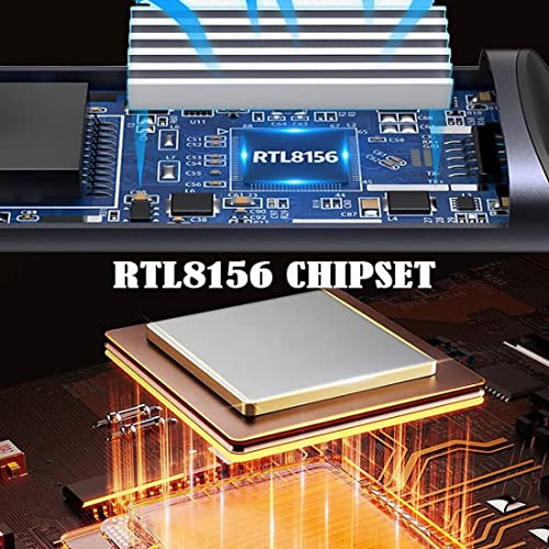 CY USB C to 25Gbps Ethernet Adapter USB 31 Type C to RJ45 2500Mbps Gigabit Network Adapter for Laptop - Image 6