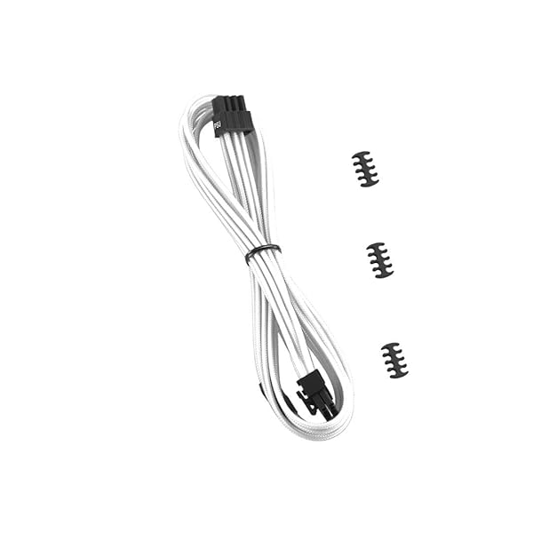 CableMod CableMod C-Series Classic ModMesh 8-pin PCI-e Cable for Corsair RM Black Label RMi RMX White 60cm