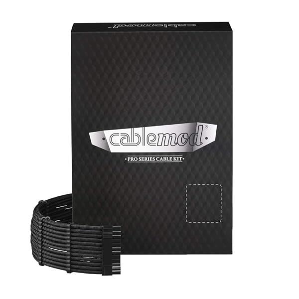 CableMod E-Series Pro ModFlex Sleeved Cable Kit for EVGA G G+ P P+ T Black High Performance Custom Cables