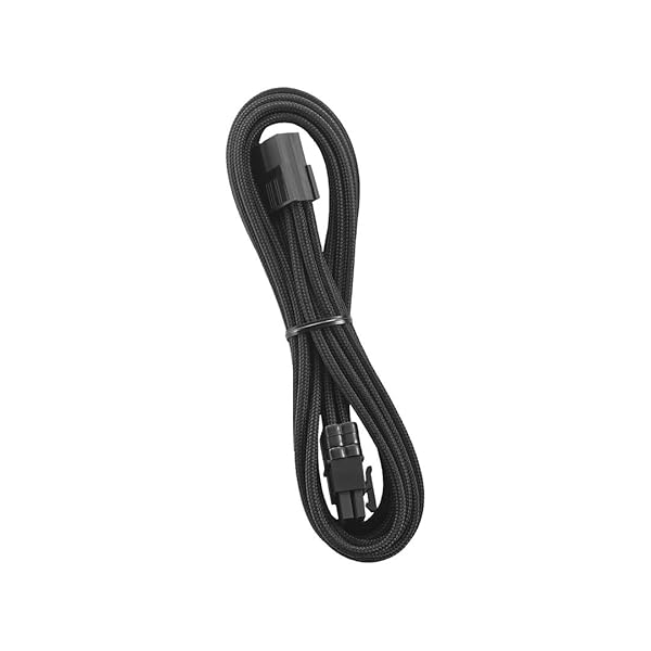 CableMod Pro ModFlex Sleeved 8pin PCIe Extension White 45cm for Enhanced Gaming Performance and Aesthetic Upgrade