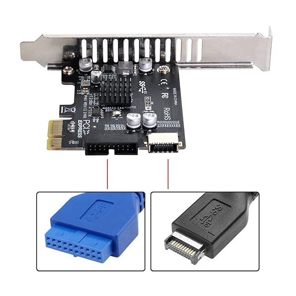 Upgrade Your PC: Cablecc 5Gbps Type-E USB 3.1 Front Panel & PCI-E 1X VL805 Adapter - Image 4