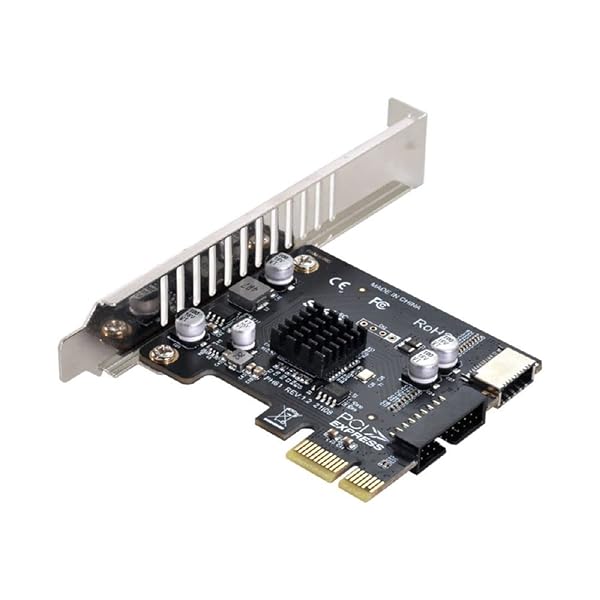 Upgrade Your PC: Cablecc 5Gbps Type-E USB 3.1 Front Panel & PCI-E 1X VL805 Adapter - Image 2
