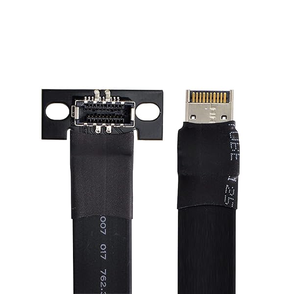 Cablecc USB 3.1 Front Panel IDC Header Male to Female Type E Motherboard Extension Data Cable 50cm - Image 3