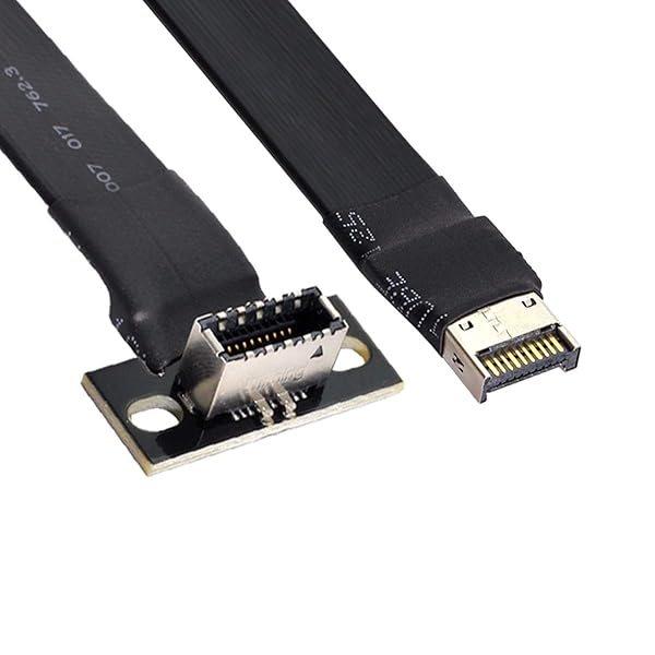 Cablecc USB 3.1 Front Panel IDC Header Male to Female Type E Motherboard Extension Data Cable 50cm - Image 5