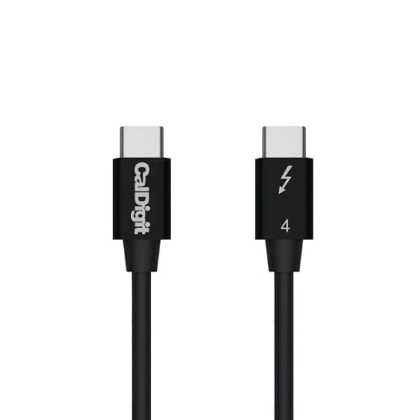 CalDigit Thunderbolt 4 Cable - 40Gbps, 100W Power Delivery, Compatible with MacBook Pro, iMac, iPhone 15 Max (0.8m) - Image 3