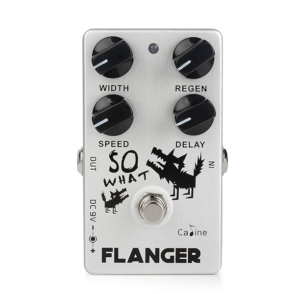 Caline CP-66 Classic Flanger Guitar Effects Pedal: Ultimate Sound Enhancement for Musicians