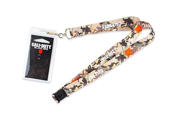 Official Call of Duty: Black Ops 4 Logo Lanyard & Dog Tag Keychain - Unique Collectible Gift Set - Image 4