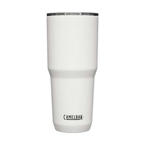 CamelBak Buy CamelBak Horizon 30oz Tumbler - Insulated Stainless Steel with Tri-Mode Lid in White | Perfect for Hot & Cold Drinks