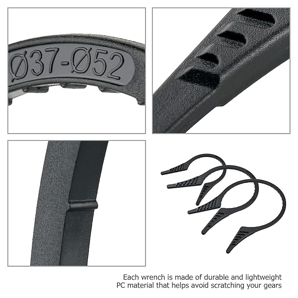 PROfezzion Camera Lens Filter Wrench Kit 3-Pack for 37-95mm Filters Compatible with Canon Nikon Sony Fujifilm Olympus Pentax - Image 4