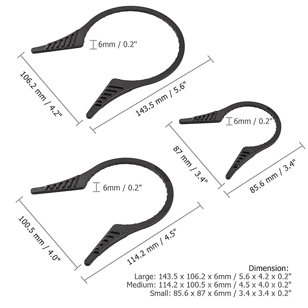 PROfezzion Camera Lens Filter Wrench Kit 3-Pack for 37-95mm Filters Compatible with Canon Nikon Sony Fujifilm Olympus Pentax - Image 7
