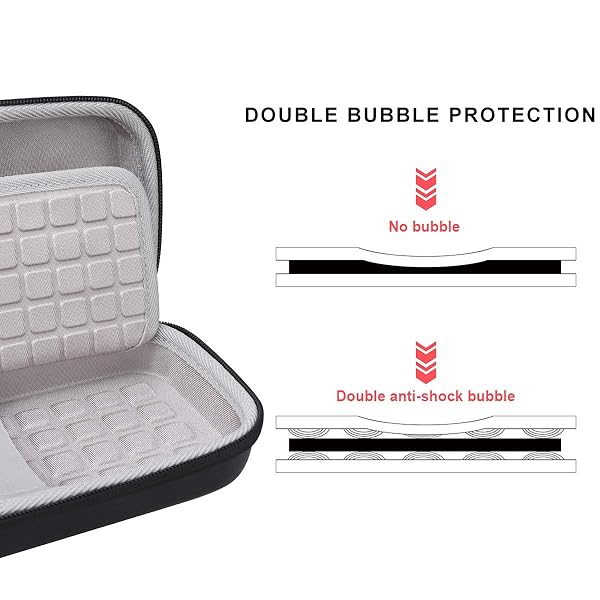 Canboc Carrying Case for Texas Instruments Ti-84 Plus CE TI-84 Plus TI-83 Plus Graphing Calculator Black Mesh Bag for Cables and Manual - Image 7