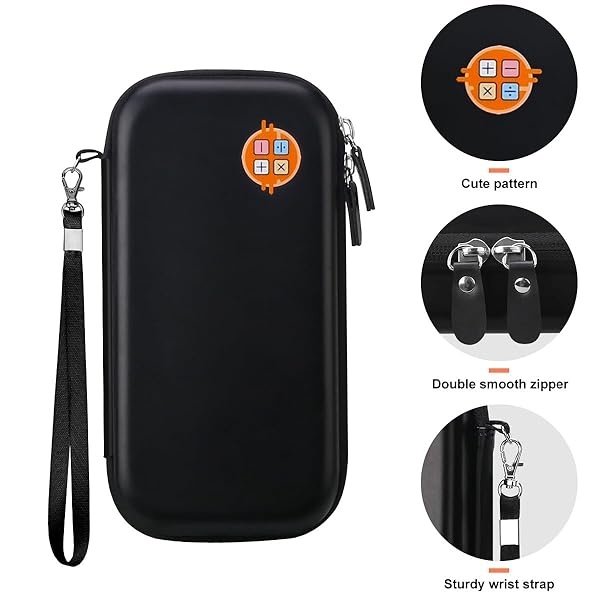 Canboc Carrying Case for Texas Instruments Ti-84 Plus CE TI-84 Plus TI-83 Plus Graphing Calculator Black Mesh Bag for Cables and Manual - Image 8