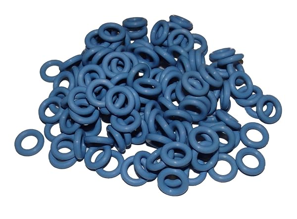 Captain O-Ring Captain O-Ring Rubber Keyboard Switch Dampeners - 135 Blue O-Rings & Screen Cloth for Quieter Typing