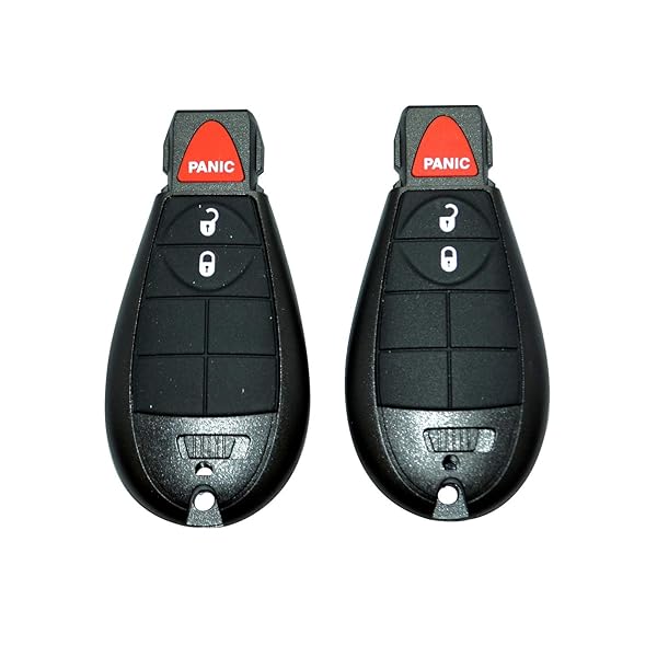 Car Key Fob for Dodge Ram 2013 to 2017 Keyless Entry Remote by AUTOKEYMAX Pair FCC ID GQ4-53T