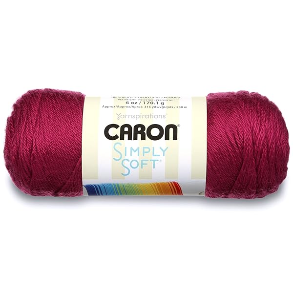 Shop Caron Simply Soft Party Solids Yarn - Fuchsia, 6 oz, Gauge 4 for Crochet & Knitting Projects