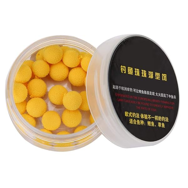 30pcs Carp Fishing Bait Needle & Foam Pellets - 10/12mm Up Baits for Effective Carp Fishing