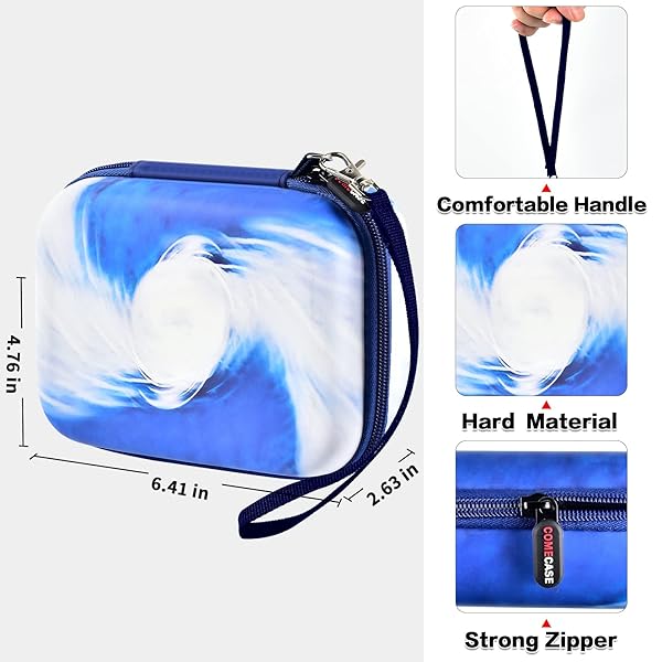 Bakugan Case for Baku Gear Pack Toy Organizer Storage for Bakucores Cards and Action Figures Blue Container Holder for Dragonoid Figure - Image 3