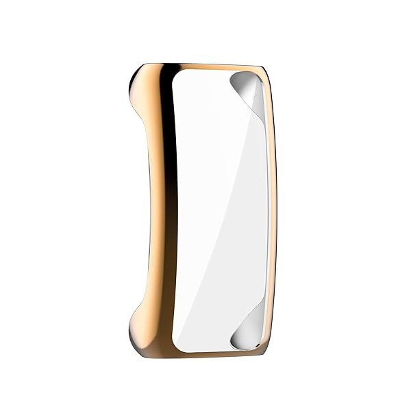 Fitbit Inspire 2 Inspire 3 Case Soft TPU Screen Protector Full Protective Cover Rose Gold Accessories