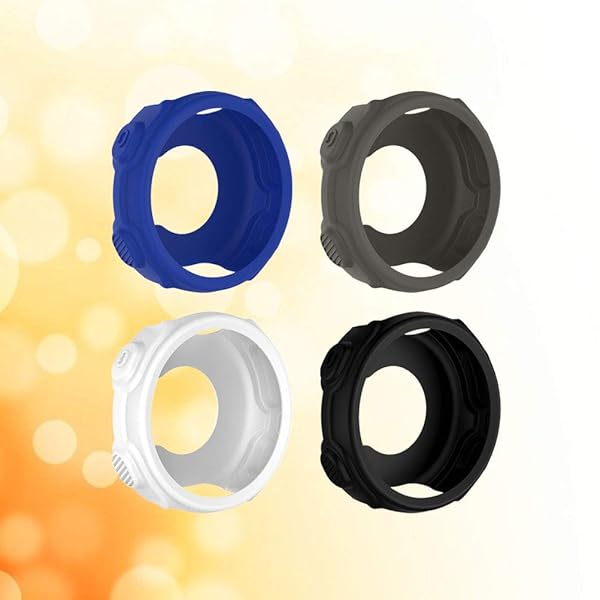 4-Pack Soft Silicone Cases for Forerunner 235 & 735XT - Shockproof Protective Covers in Blue, White, Grey, Black - Image 3