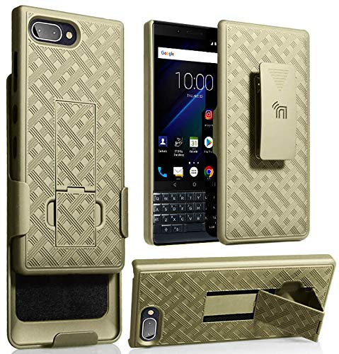 Champagne Gold Clip Case for BlackBerry Key2 LE - Kickstand & Holster Combo