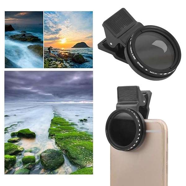 ND2-400 Neutral Density Filter for Cellphones - 37mm Adjustable Clip for All Mobile Brands - Image 6