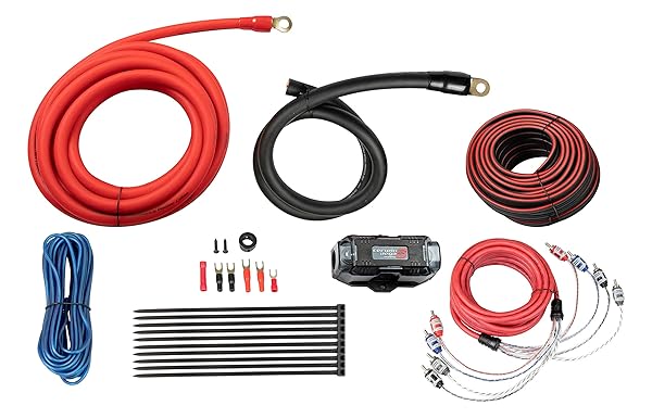 Cerwin Vega Mobile CV CAK84 8 Gauge 4 Channel Amplifier Connection Kits for Superior Sound Quality and Easy Installation