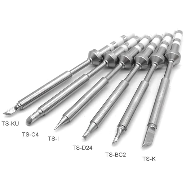 7 Types Mini Stainless Steel Soldering Iron Tips for TS100 - Easy Install Replacement Parts for Electricians - Image 7