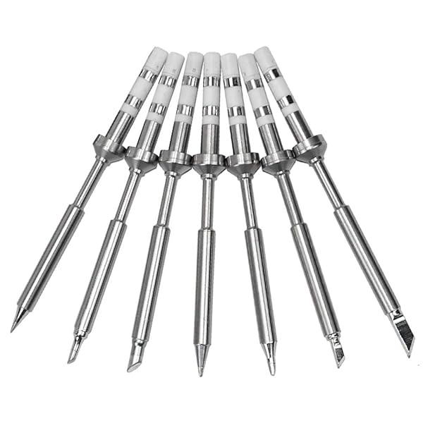7 Types Mini Stainless Steel Soldering Iron Tips for TS100 - Easy Install Replacement Parts for Electricians - Image 9