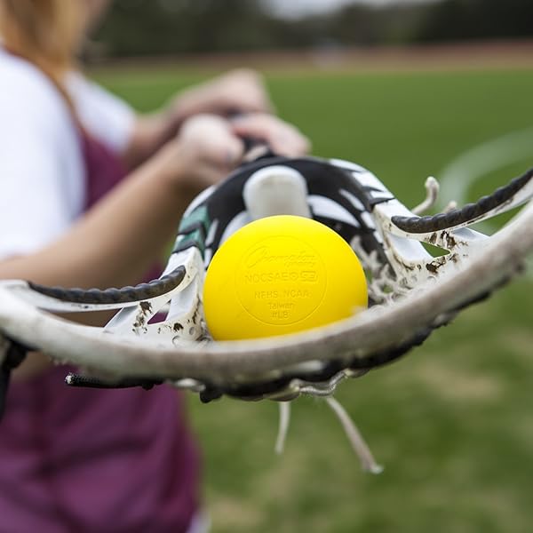 Champion Sports Yellow Lacrosse Balls - Official Size, NCAA & NFHS Certified, 2 Pack for Games & Practice - Image 6