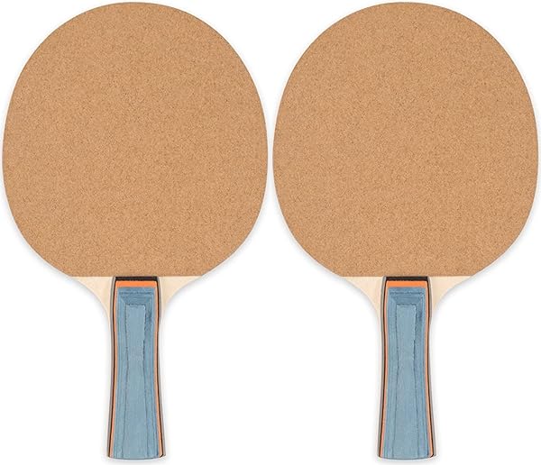 Champion Sports Champion Sports 5-Ply Laminated Table Tennis Paddle Set - Red (2-Pack) for Ultimate Ping Pong Performance