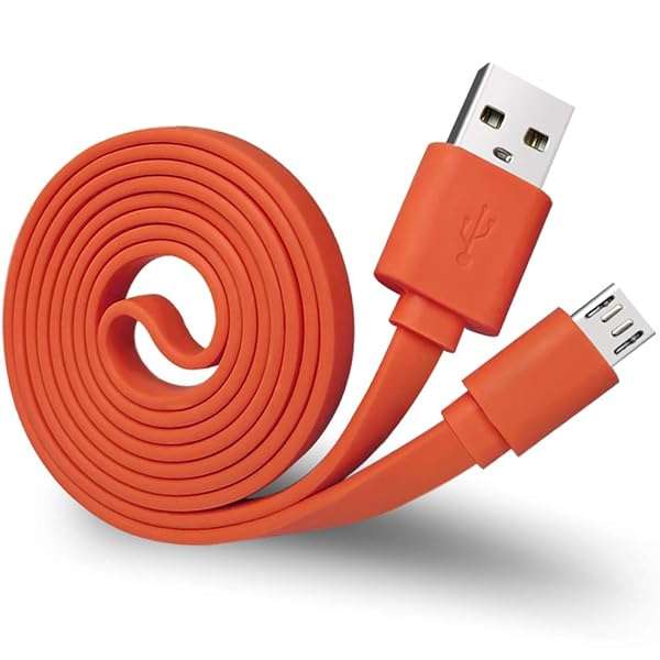 3FT Flat Micro USB Charger Cord for JBL Speaker & Headphones - Fast Charging Replacement Cable - Image 2