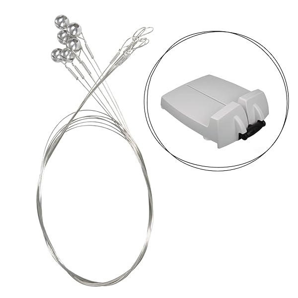 Cheese Commander Pro: 6 Durable Stainless Steel Cutting Wires for Perfectly Sliced Hard & Semi-Hard Cheese