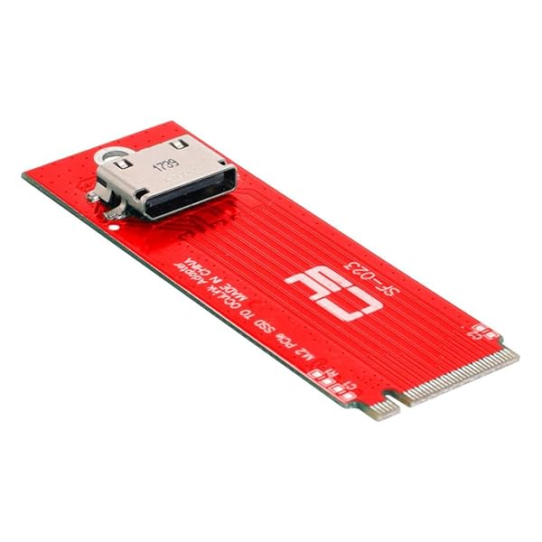 Chenyang PCI-E 3.0 M.2 M-Key to Oculink SFF-8612 SFF-8611 Adapter 2260mm for PCIe NVMe SSD High Speed Connection