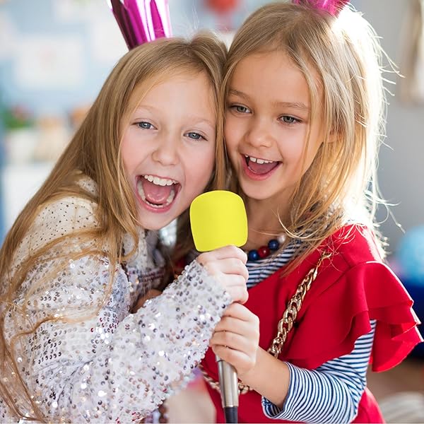 ChromLives Colorful Microphone Cover Foam Windscreen Top Grade 8 Pack for Enhanced Sound Quality and Protection - Image 2