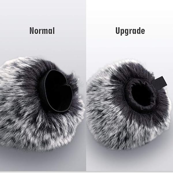 ChromLives Mic Windscreen Cover Pop Filter for Blue Yeti Nano Furry and Foam Combo 2 Pack for Enhanced Sound Quality - Image 6