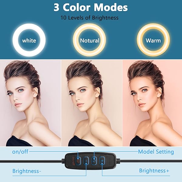 ChromLives Overhead Phone Mount with Ring Light, Overhead Tripod Phone Holder Mount for Video Recording, Flexible Articulating Arm Overhead Phone - Image 4