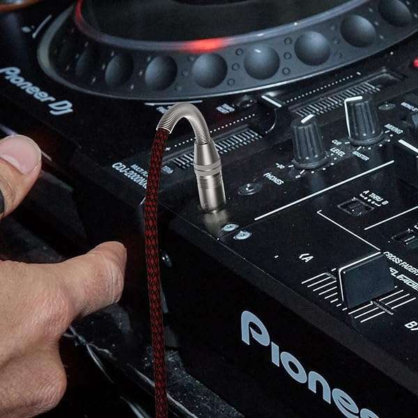 25ft Ciwoda XLR Cable 10-Pack - Multi-Color Heavy Duty Nylon Braided Microphone Cables for Speakers & Stage Lighting - Image 6