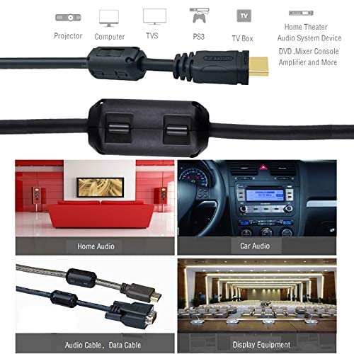 VSKEY 10pcs Clip-on Noise Filter for Home Audio: High-Frequency Ferrite Core Choke for TVs, Speakers & More - Image 6