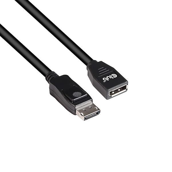 Club 3D CAC-1022 DisplayPort 1.4 HBR3 8K60Hz & 4K144Hz Extension Cable 2m - High-Performance M/F Connection