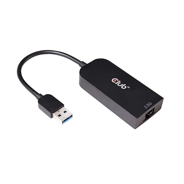 Club 3D CAC-1420 USB 3.2 Gen1 Type C to RJ45 2.5Gbps Adapter - Fast & Reliable Connectivity