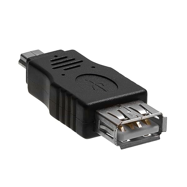 Buy Cmple Mini USB 2.0 Male to Female Adapter - Compact Black Connector for Easy Device Connectivity