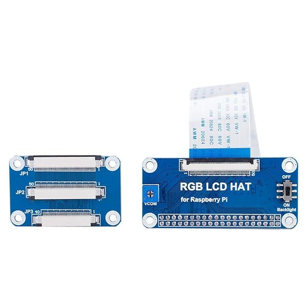 "Colorful LCD Driver Board Kit - 50Pin to 40Pin Adapter for 5", 7", & 10.1" LCDs - Versatile Display Solution" - Image 10