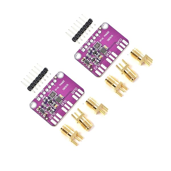 Comimark Comimark CJMCU-5351 Si5351A I2C Clock Generator Breakout Board Pack of 2 for Precision Timing Applications