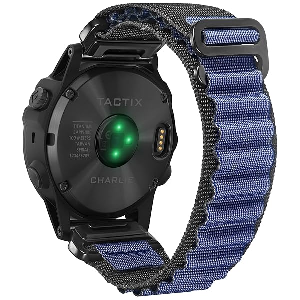 Compatible With Garmin, Rugged Woven Nylon Sport Band with G-hook Watch Band For f?nix Forerunner Vivoactive Approach MARQ quatix D2 Series Tough