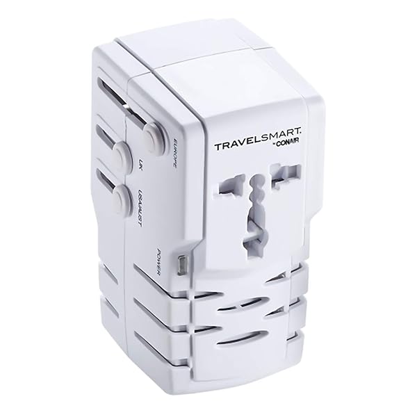 Conair Voltage Converter & Universal Travel Adapter: Essential European Plug for Hassle-Free Travel - Image 2